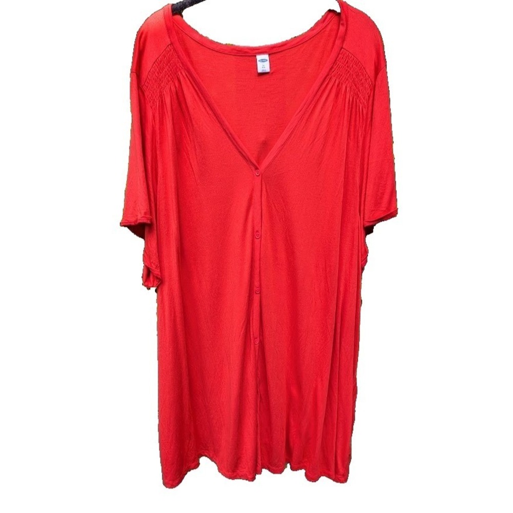 Womans Top Old Navy 4X Short Sleeve Comfy Lightweight Classic Capsule Minimalist